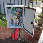 Schneider wandkast elektrakast voor buiten van staal inclusief montageplaat 400x300x150 voorbeeld afbeelding