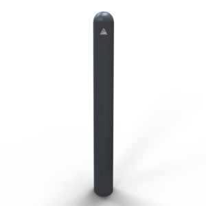 Schake sierpaal halfronde kop – Stalen buis – Ø 102 mm