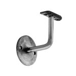 Croso Leuninghouder muurmontage - Voor leuning Ø42.4mm - Onbehandeld staal - Schijf Ø70mm 72424