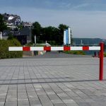 Draaibare slagboom met trekkoordversteviging 4113