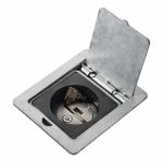 Handmatig inzinkbare paal RVS - Heavy duty - 101 mm diameter - 710 mm hoog - Met lift assist
