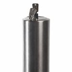 Handmatig inzinkbare paal RVS - Heavy duty - 101 mm diameter - 710 mm hoog - Met lift assist
