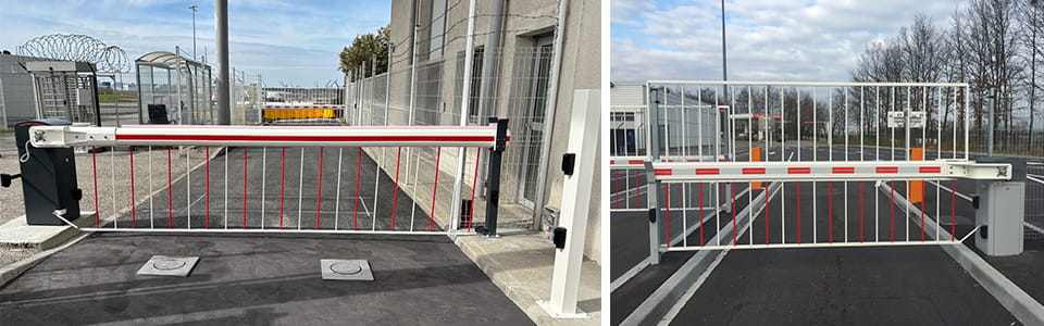 LBA slagboom voor een extra beveiligde locatie