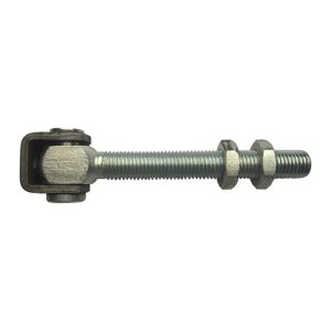 Poortscharnier M20 – Met 2 platte moeren – 140 mm – Elektrolytisch verzinkt