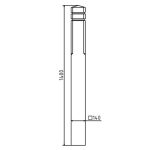 Schake diamantkoppaal gerecycled kunststof 140x140 mm