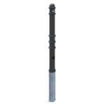 Schake sierpaal helmvormige kop serie 479 uitneembaar