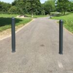 Sierpaal van staal, buisdiameter 102 mm