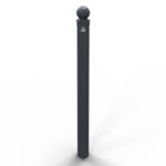Afrasteringspaal serie 474B Ø 76 mm (2)