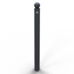 Afrasteringspaal serie 475B Ø 76 mm