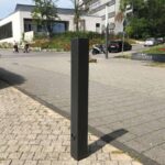 Ornamental bollard steel tube 70 x 70 mm series 4071B