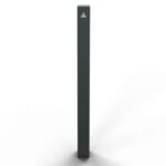 Ornamental bollard steel tube 70 x 70 mm series 4071B (2)