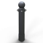 Ornamental bollard steel tube Ø 140 mm