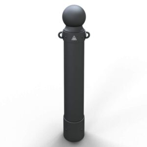 Schake sierpaal bolvormige kop – Stalen buis – Ø 140 mm