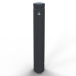 Paal van aluminium Ø 120 mm