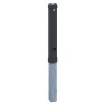 Schake sierpaal helmvormige kop serie 497B- uitneembaar 750