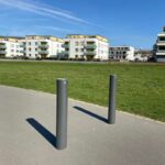 Sierpaal van stalen buis Ø 150 mm