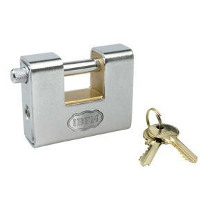 Blokslot – Gepantserd – Gelijksluitend – Messing binnenwerk Ø10 mm