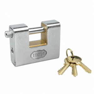Blokslot – Gepantserd – Gelijksluitend – Messing binnenwerk Ø10 mm