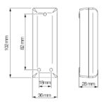 Comunello Dart SLIM set fotocellen - 15 meter - Opbouw - 12 24V maatvoering