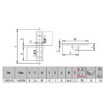 Comunello laspaumelle - Rechts - 92x15,4 mm