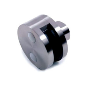 Glasklem Ø 60 mm; vlak; B 8 mm; enkel