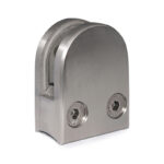 RVS glasklem 43x64 mm Ø48,3 mm 8-10 mm glas