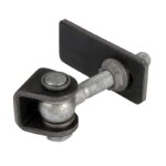 Locinox GBMU poortscharnier M16 compleet met gleufplaat