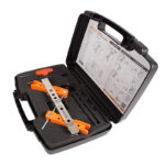 Locinox drillfix gereedschapskoffer met boorkaliber voor opbouw poortsloten en slotvangers