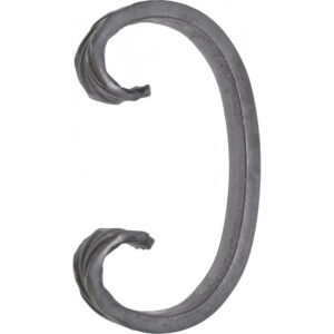 Grande Forge stalen sierkrul – C-krul – Serie C-