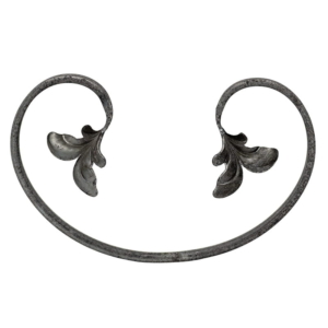 Stalen sierkrul gesmede uiteinde Ø12×6 mm – 160 mm