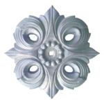 Grande Forge aluminium sierornament - Rozet - Serie ALUD-