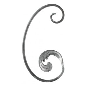 Grande Forge stalen sierkrul – C-krul – Serie MOC24-