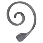Grande Forge stalen sierkrul - J-krul - Serie J1- links