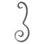 Grande Forge stalen sierkrul - Serie L230 1-