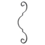 Grande Forge stalen sierkrul - Serie L370-