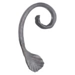 Grande Forge stalen sierkrul - j-krul - Serie J060- rechts