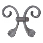 Grande Forge stalen sierornament - 135x115 mm Serie D6-