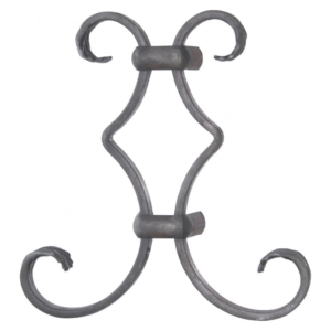 Grande Forge stalen sierornament – 200 x 195 mm – Serie D27-