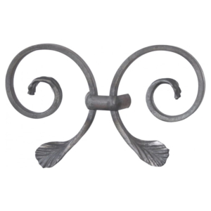 Grande Forge stalen sierornament – 212 x 130 mm – Serie D10-