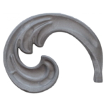 Grande Forge stalen sierornament - Sierblad - Serie FR- 86L