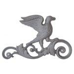 Grande Forge stalen sierornament – Vogel – 325 x 210 mm Links