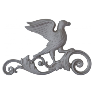 Grande Forge stalen sierornament – Vogel – 325 x 210 mm