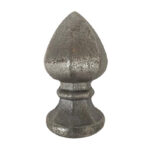 Paalkop bruutstaal - 90x50x50 mm