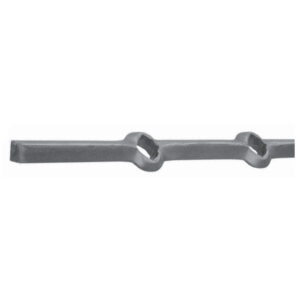 Smeedstrip – L= 2000 mm – 180 mm – 25×25 mm – Diagonaal