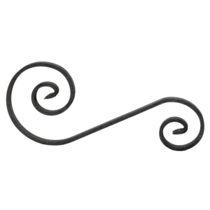 Sierkrul – S krul – 290×120 mm – Strip 12×6 mm