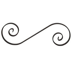 Sierkrul – S Krul – 290×120 mm – Strip 20×6 mm