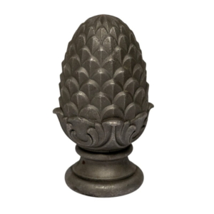 Paalkop gietstaal granaatappel 100×190 mm / Ø 88 mm