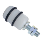 IBFM nylon geleiderol wit – Met rubberen ringen – Ø42 mm elektro (1)