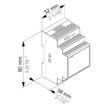 Locinox DC-POWER veiligheidsvoeding 230V of 24V 60W
