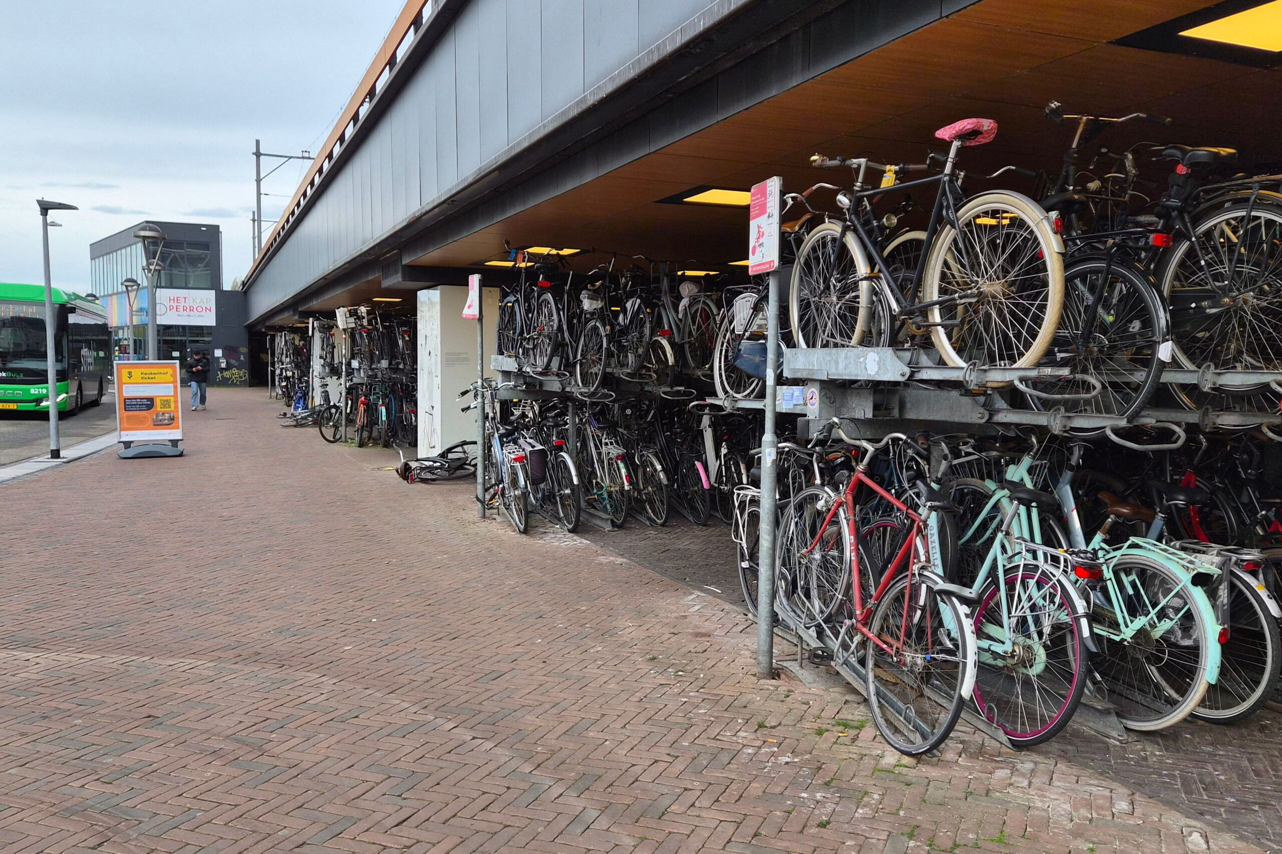Fietsenstallingen en mobiliteitshubs
